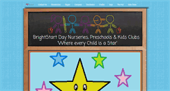 Desktop Screenshot of brightstartdaynurseries.co.uk