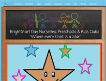 Tablet Screenshot of brightstartdaynurseries.co.uk